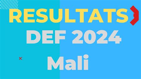 Résultats Mali .